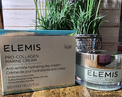 Elemis Pro-Collagen Marine Cream  Anti-Wrinkle Cream  Hydrating Day Cream 50ml 