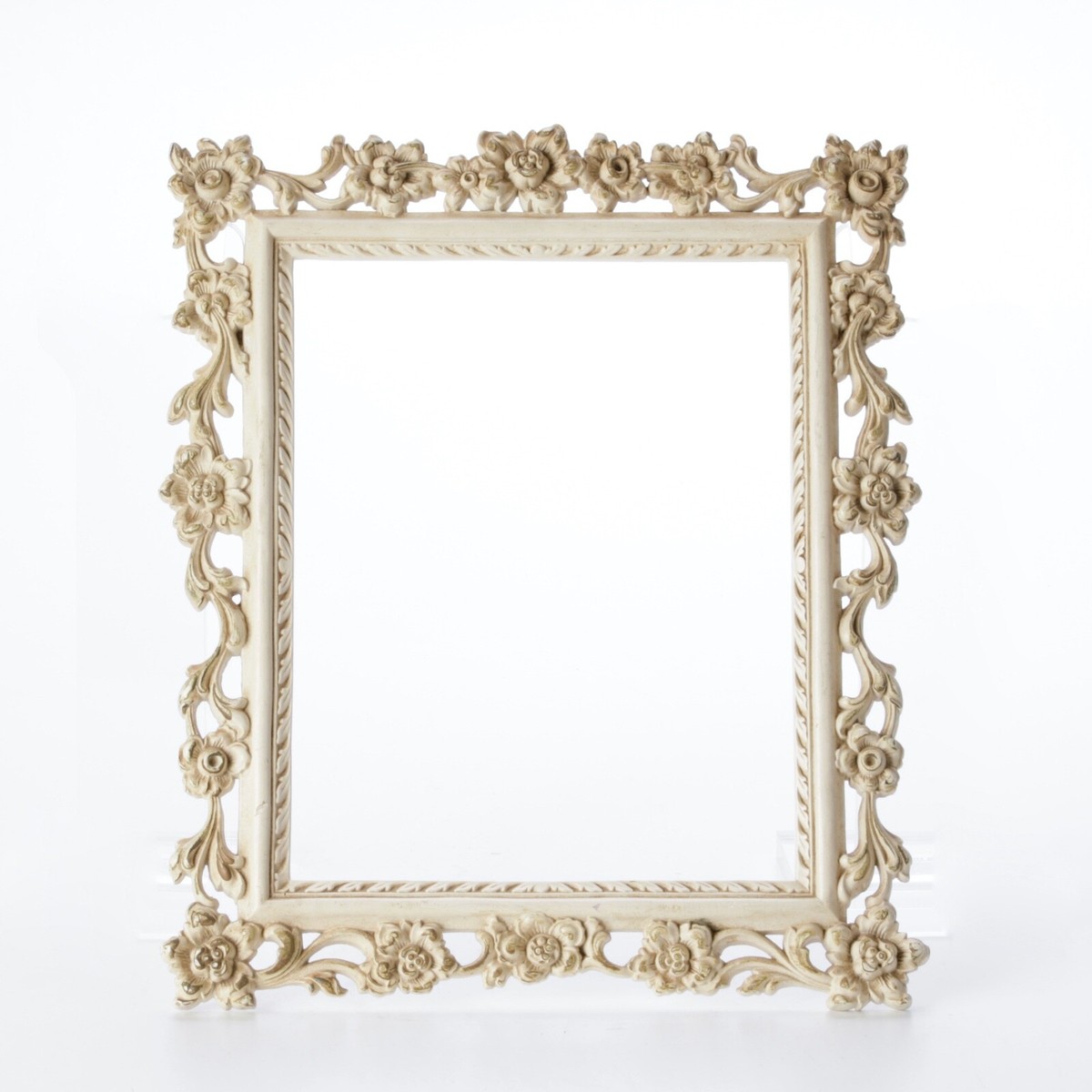 Vintage-white Ornate Frame SYRACUSE ORNAMENTAL CO. | eBay