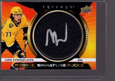 2023-24 Trilogy WILLIAM DUFOUR Rookie Signature Pucks AUTOGRAPH Auto #RSP-WD