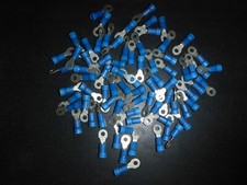 77 New Sta-Kon 6 Ring Terminal Insulated Blue T B 2 1/2-4 Thomas Betts 18-14