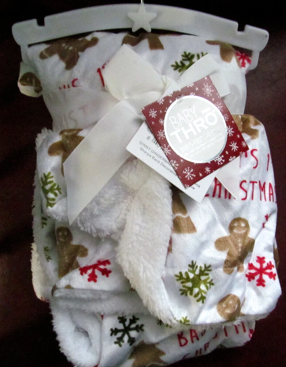 Baby's first christmas best sale blanket