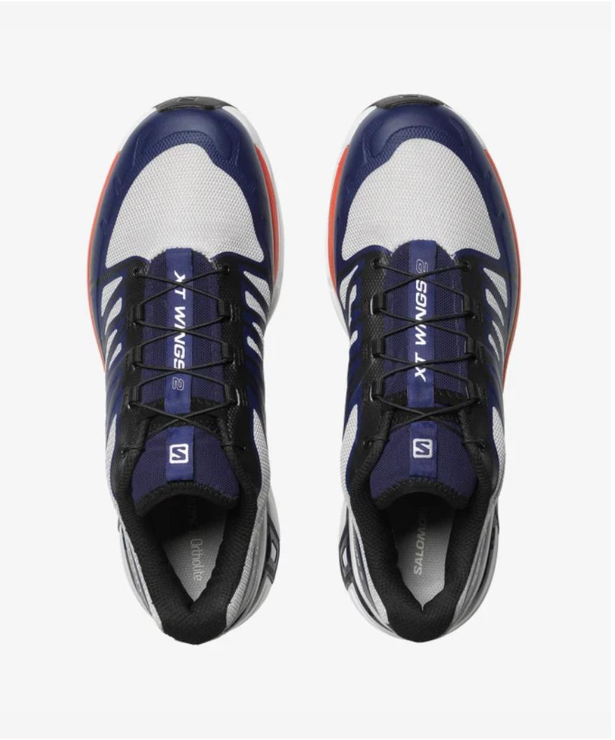 Autentico Salomon XT WINGS 2 ® (uomo taglia UK 10 5 EUR 45 5) Lunar Rock blu