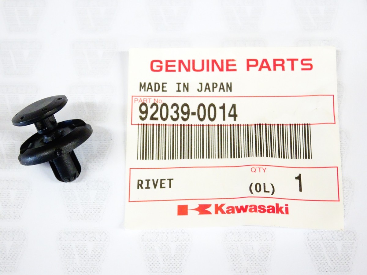 Kawasaki NOS NEW 92039-0014 Hole Rivet 8mm EX ZG ZR ZX EX650 Kawasaki NOS NEW 92039-0014 Hole Rivet 8mm EX ZG ZR ZX EX650