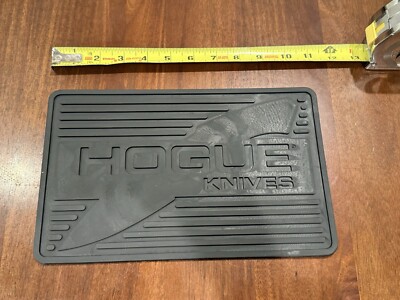 Hogue Knives Black Rubber Gun Counter Knife Mat 11'' x 7'' SHOT SHOW 2025