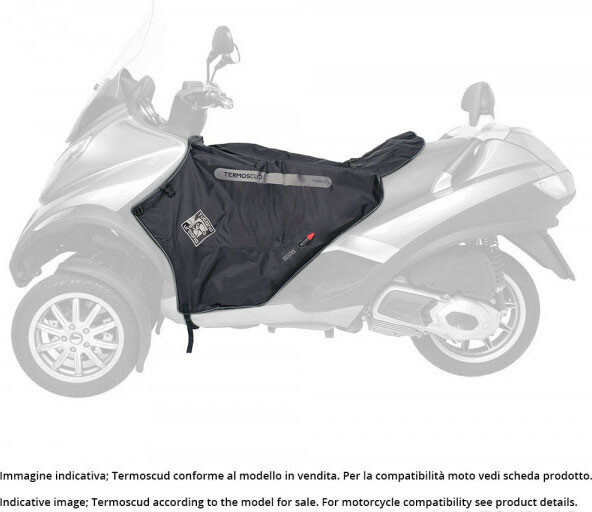 COPRIGAMBE SCOOTER TERMOSCUD® R204X  SPECIFICO SYM HD 300 NERO TUCANO URBANO