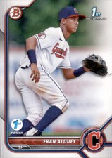 2022 BOWMAN PROSPECT 1ST EDITION CLEVELAND GUARDIANS - FRAN ALDUEY #BPPF-39
