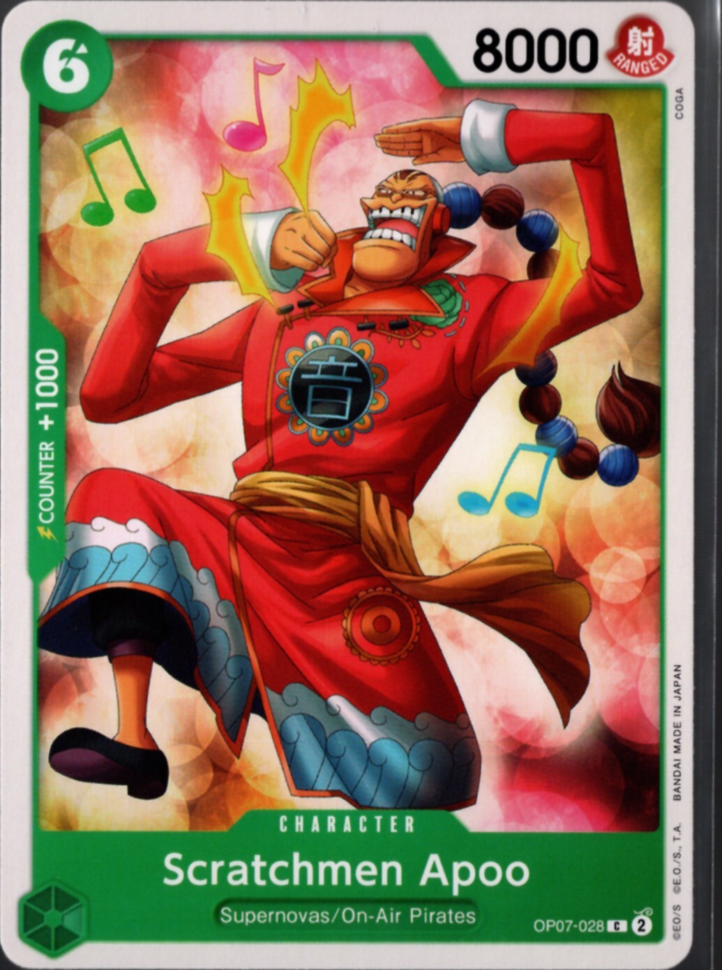 Scratchmen Apoo Common OP07-028 500 Years In The Future One Piece