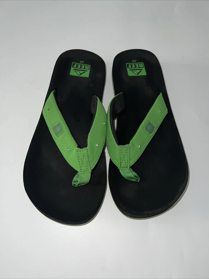 Chanclas Reef verde para niño talla 4/5 Foto 2 de 4
