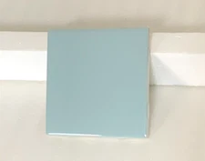 NEW Daltile Ceramic  4 1/4" X 4 1/4" Spa #0148 Blue/Green Gloss