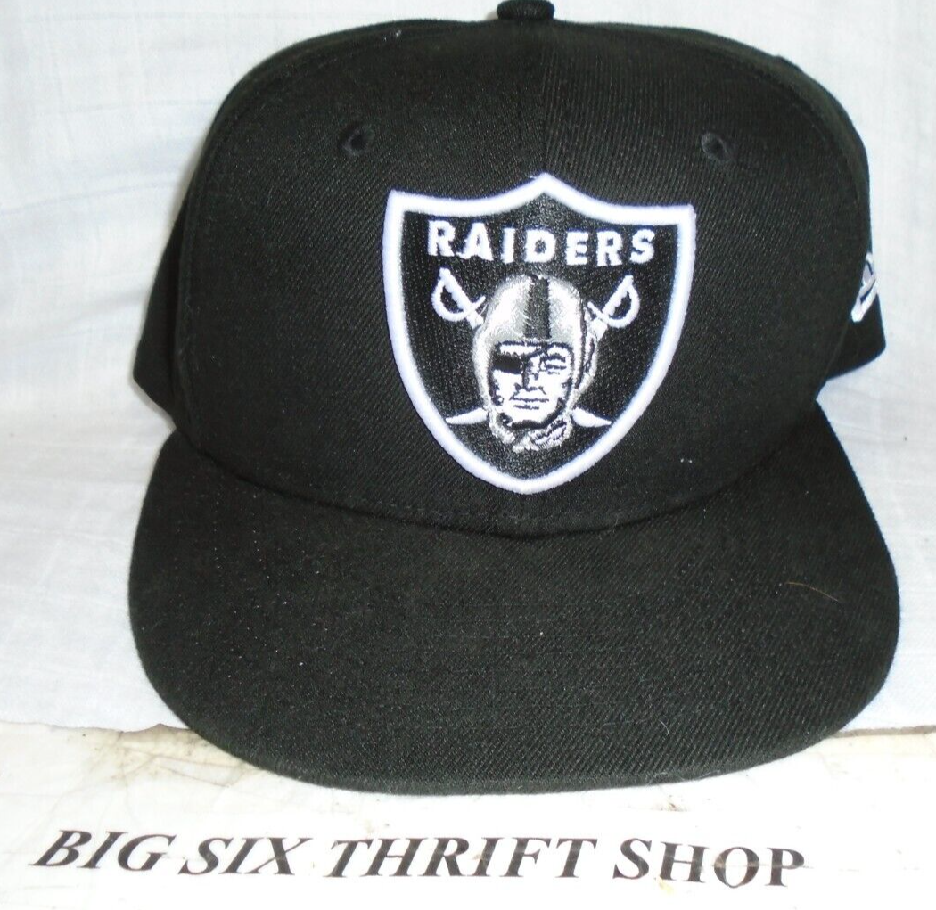 Las Vegas Raiders NFL New Era 59Fifty Fitted Cap Hat Size 7 3/8