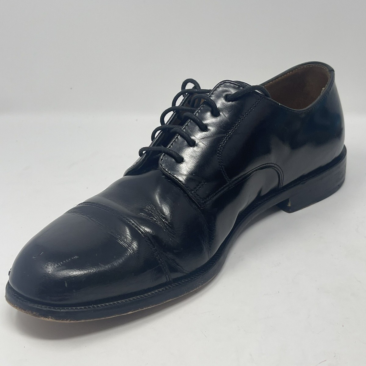 Cole Haan Caldwell Dress Shoes Mens 9.5 D Black Leather Lace  display picture 1