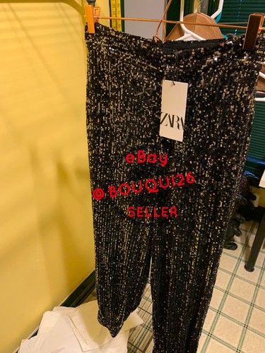 pantalon paillette zara