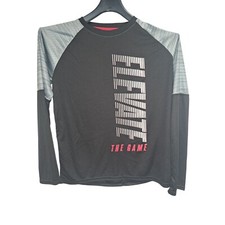 Lot of 2 Athletic Works Long Sleeve Raglan Graphic T-shirt XL Husky A