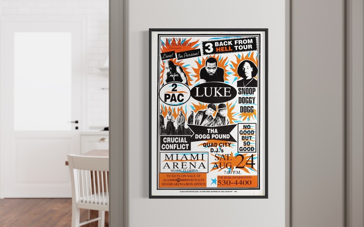 2PAC & SNOOP DOGG '3 Back From Hell' 1996 Miami Arena Concert