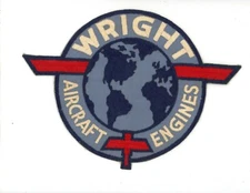 WW2 WWII US aircraft manufacturer Curtiss Wright large overall size patch