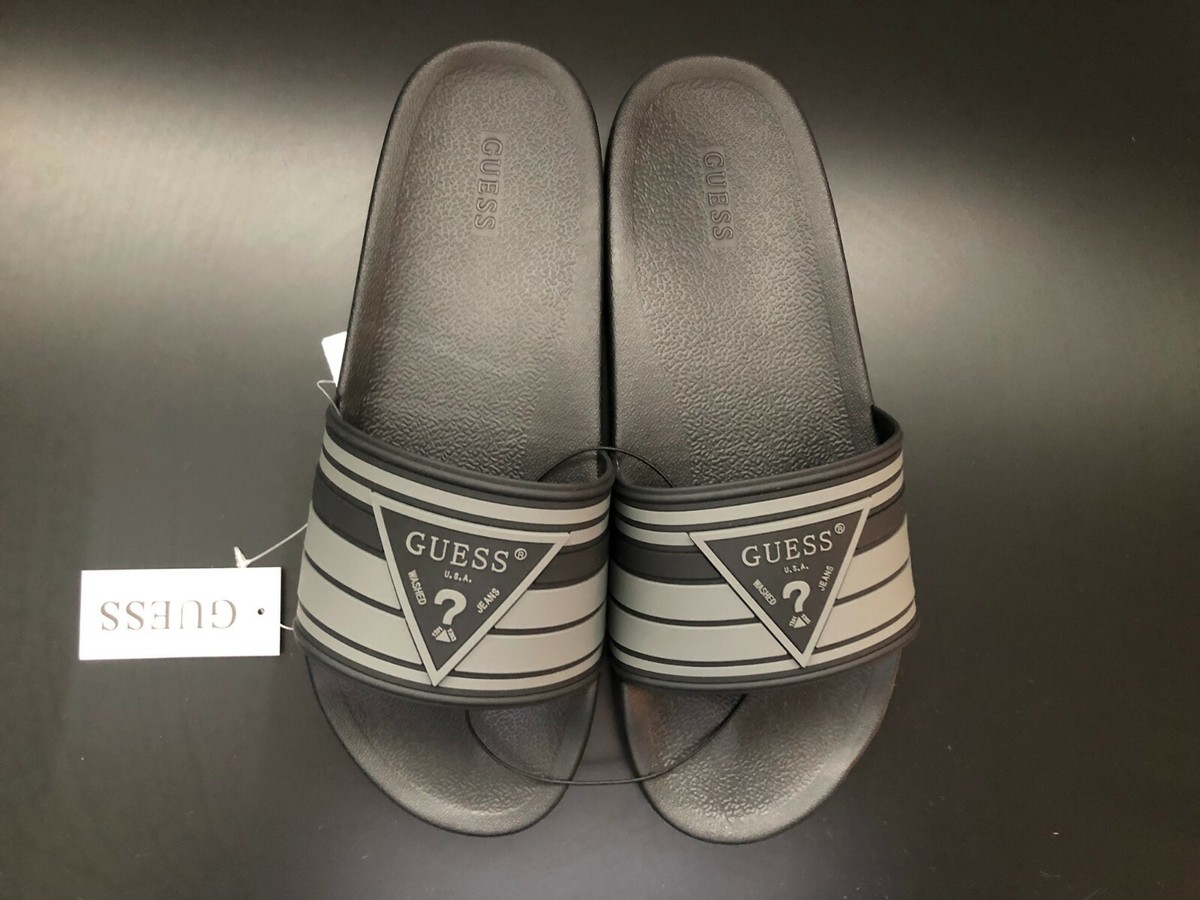 GUESS EneloChili Pepper/White/Black Slides Size 11M Amazon.com | Guess Men main image 4