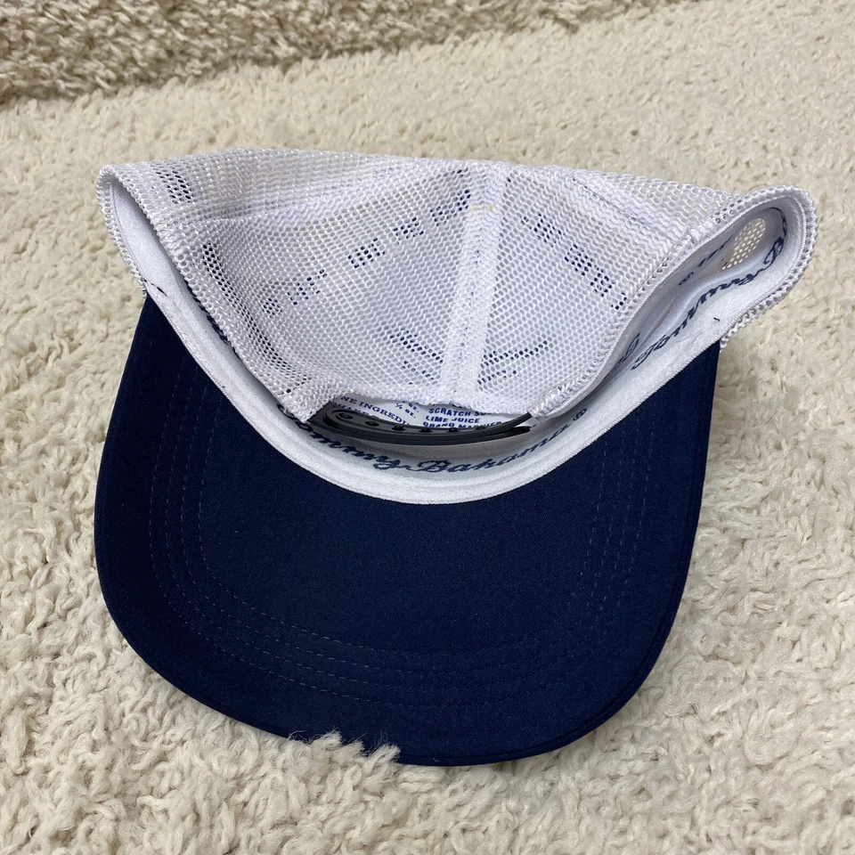 Tommy Bahama Hat Cap Blue White Marlin One Size Snapback Beach Outdoors Cotton - Image 4 of 4
