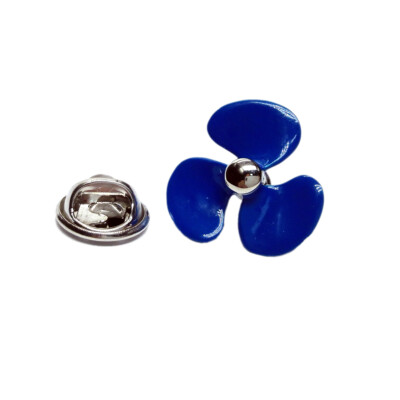 Blue Ships Propeller Lapel Pin Badge X2AJTP255