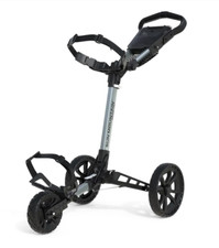 New Sun Mountain Ridgeline 3 Wheeled Push Cart Silver Free Ship