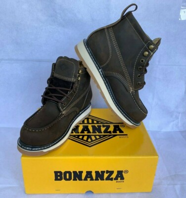 NEW Bonanza Work Boots BA-612 Dark Brown 6 display picture 1