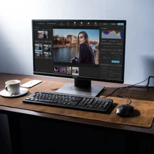 Leather Gaming Mouse Pad Sleek Desk Mat Big High-Quality Luxury Style Workspace