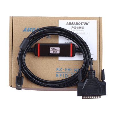 USB-FANUC RS232 Data Transfer USB Convert DB25 Pin Download Cable For CNC Fanuc
