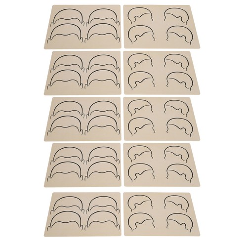 10pcs Scalp Tattoo Practice Skin Double Sides Pre Print Scalp Training Skin GS0 - Picture 16 of 18