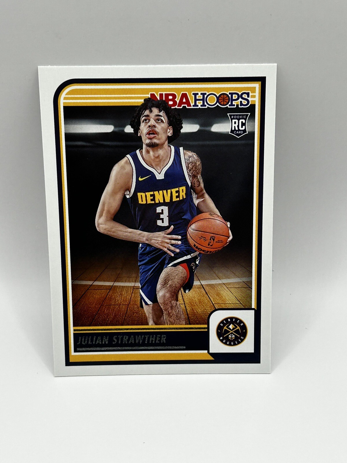 2023-24 NBA Hoops RC Julian Strawther Denver Nuggets #250