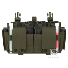 KRYDEX Tactical MF IV Placard Magazine Pouch Front Panel for Plate Carrier Green