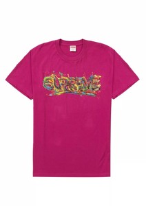 supreme paint logo tee