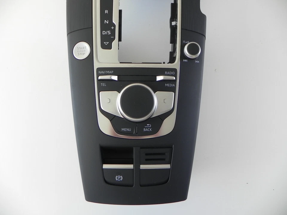 Audi S3 2019 consola central navegación panel moldura portavasos fabricante de equipos originales +++ #A44 Foto 3 de 4