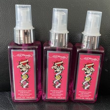 Ed Hardy Love KIlls Slowly 3 x 3.4oz Fragrance Mist Spray For Women 3 Pcs. NEW