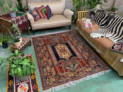 Afghan Wollteppich Sevan Kazak 185x143 cm Chobi, sehr fein Sewan Medium