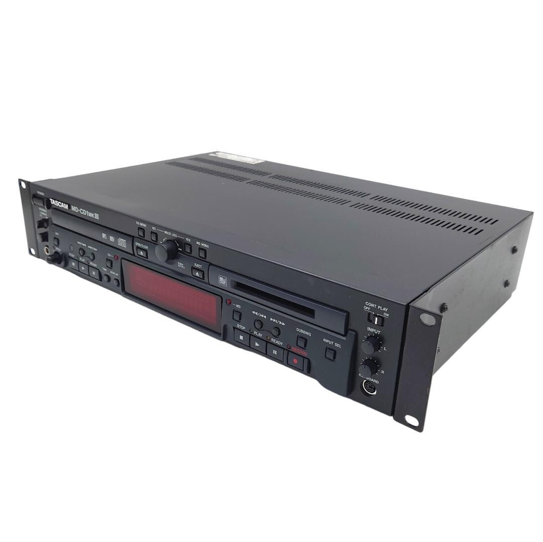 TASCAMの MD-CD1MK3 通電確認済み CDはOK MDは読み取りNG ジャンク品