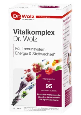 2 x Vitalkomplex Dr. Wolz a 500ml für Klein & Groß, Flüssiges Konzentrat
