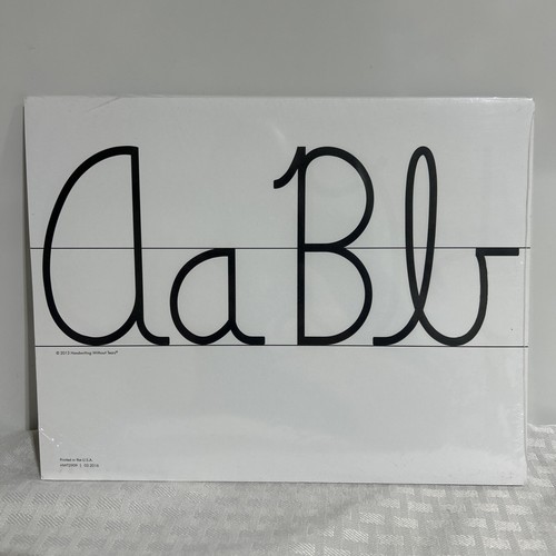2013 HANDWRITING WITHOUT TEARS CURSIVE WALL CARDS NEW IN PACKAGE | eBay