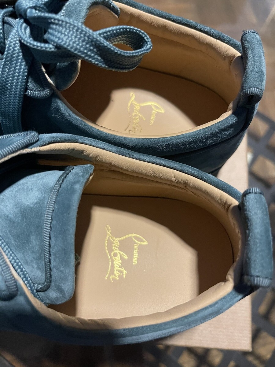【限定】Christian Louboutin NavyCoolitoスエードスリッポン christian louboutin sneakers men 44,5 | eBay