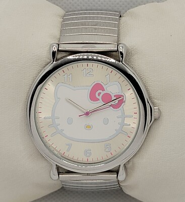 Ladies Sanrio Hello Kitty 2011 Silver Expansion Band Watch L9