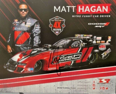 VRHTF NHRA ''COOL SIGNED BY MATT HAGAN DIRECT CONNECTION TSR FUNNY CAR'' HAND OUT