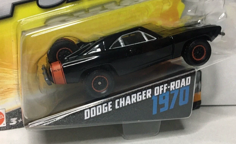 Mattel Fast & Furious 7 Dodge Charger Off-Road '70 1:55 Diecast Metal NEW SEALED - Image 2 of 4