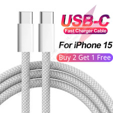 60W PD Type USB C to USB C Cable Fast Charger Cord For iPhone 17 16 15 Pro Max