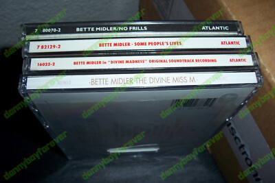 Bette Midler 4 CD No Frills Divine Miss M Madness Soundtrack Some People's Lives