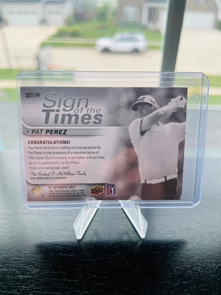 2021 SP Authentic Sign of the Times Pat Perez #SOTT-PP Auto - Image 2 of 2