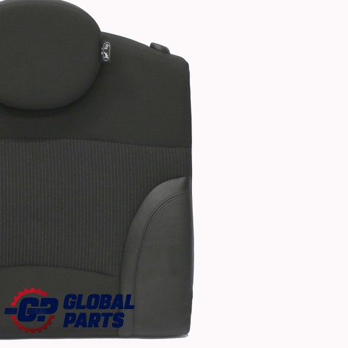 Mini Clubman R55 trasero derecho cuero tela cojín respaldo negro - Imagen 3 de 12