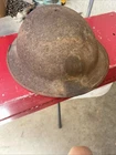 WW1 doughboy Brown Military Helmet . See All Photos Barn Find Gift For Him Rusty