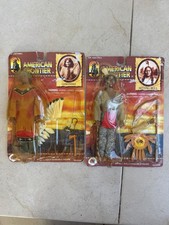 ACTION FIGURE AMERICAN FRONTIER GERONIMO SITTING BULL nativi americani DSI 1994