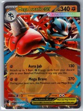 2026 Mega Lucario ex 113/217 Pokemon Ascended Heroes Double Rare