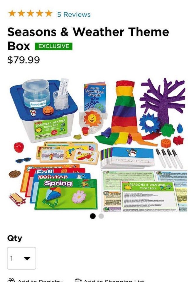 Lakeshore Educational Theme Boxes Ebay 