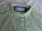 NWT Walter Hagen golf polo, men's L, yellow, beachballs print, poly., $70