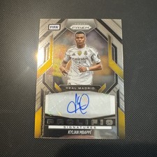 Kylian Mbappe 2025 Panini Prizm FIFA #1 Prolific Signatures Auto Real Madrid